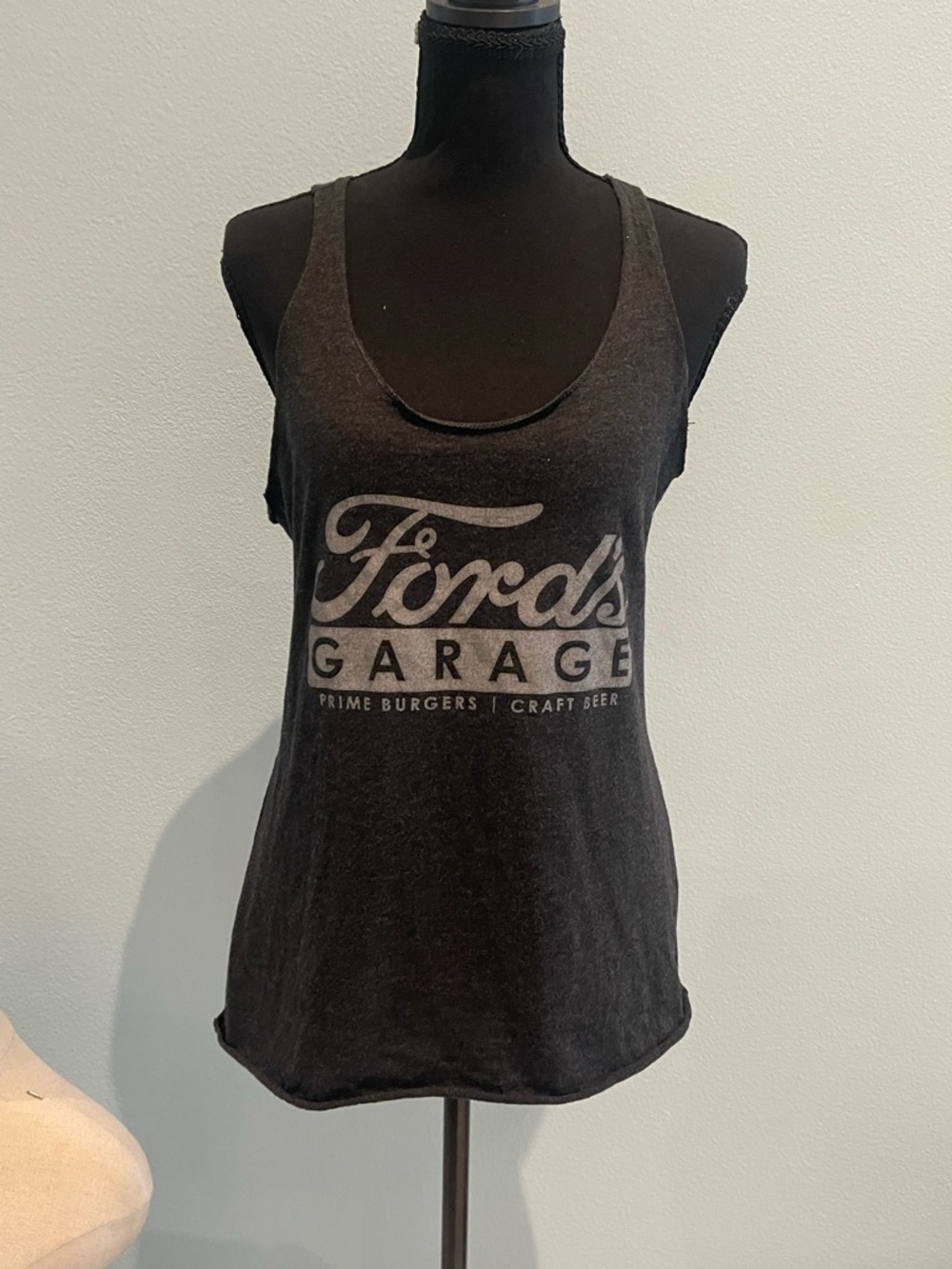 Ford Black Graphic Scoop Neck Tank